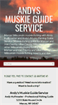 Mobile Screenshot of andysmuskieguideservice.com